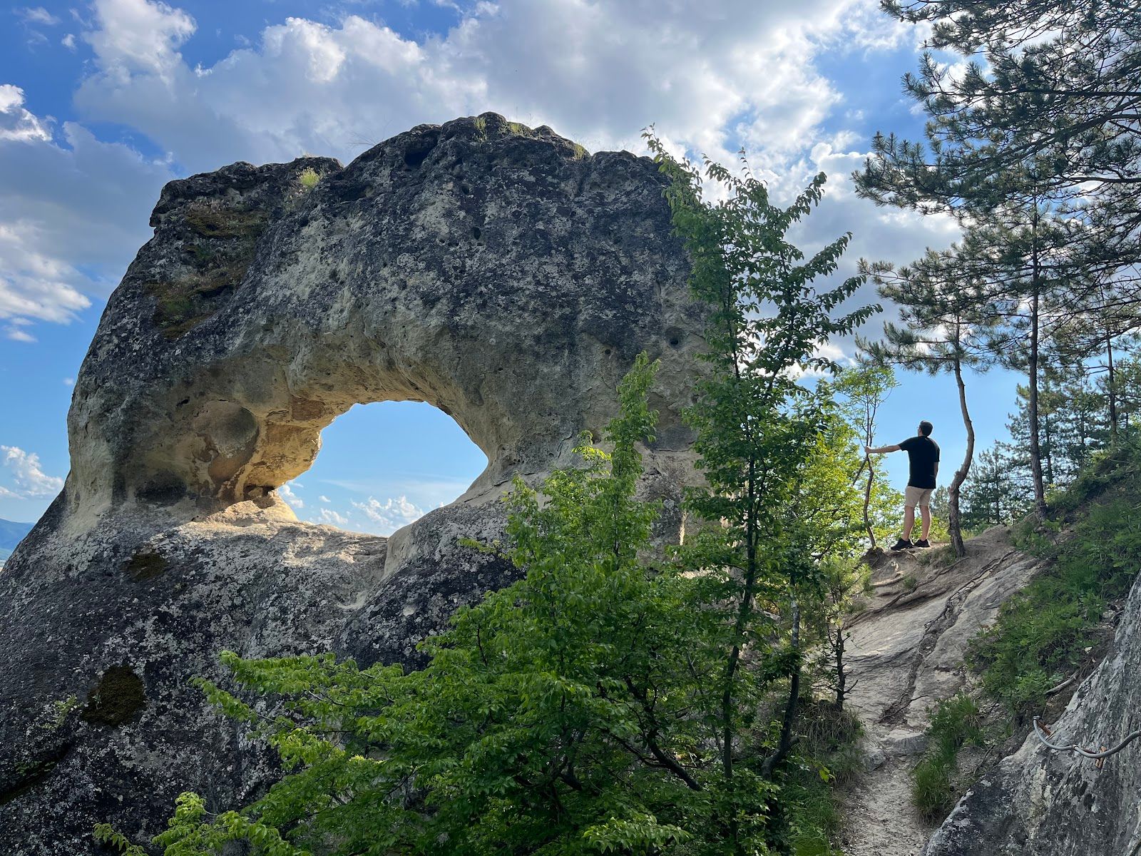“The eye of Osmar” rock formation
