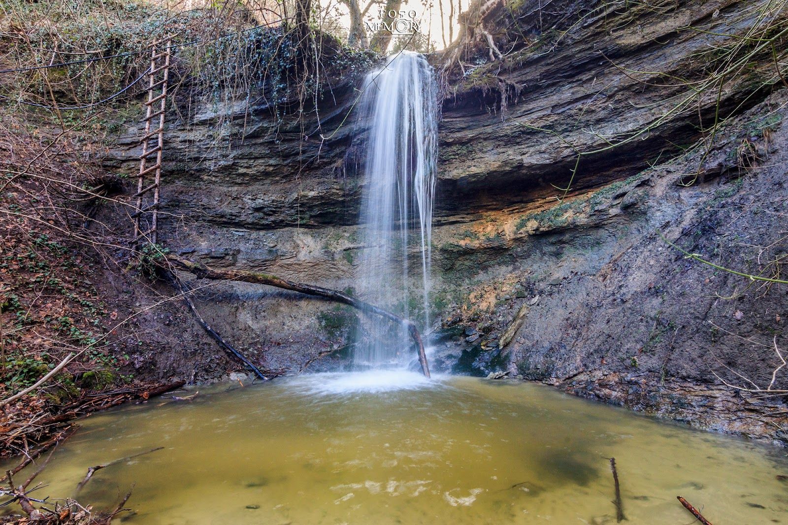 Waterfalls near the village of Zhelyadovo