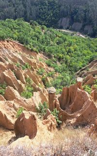 Stob Earth Pyramids - Trailhead