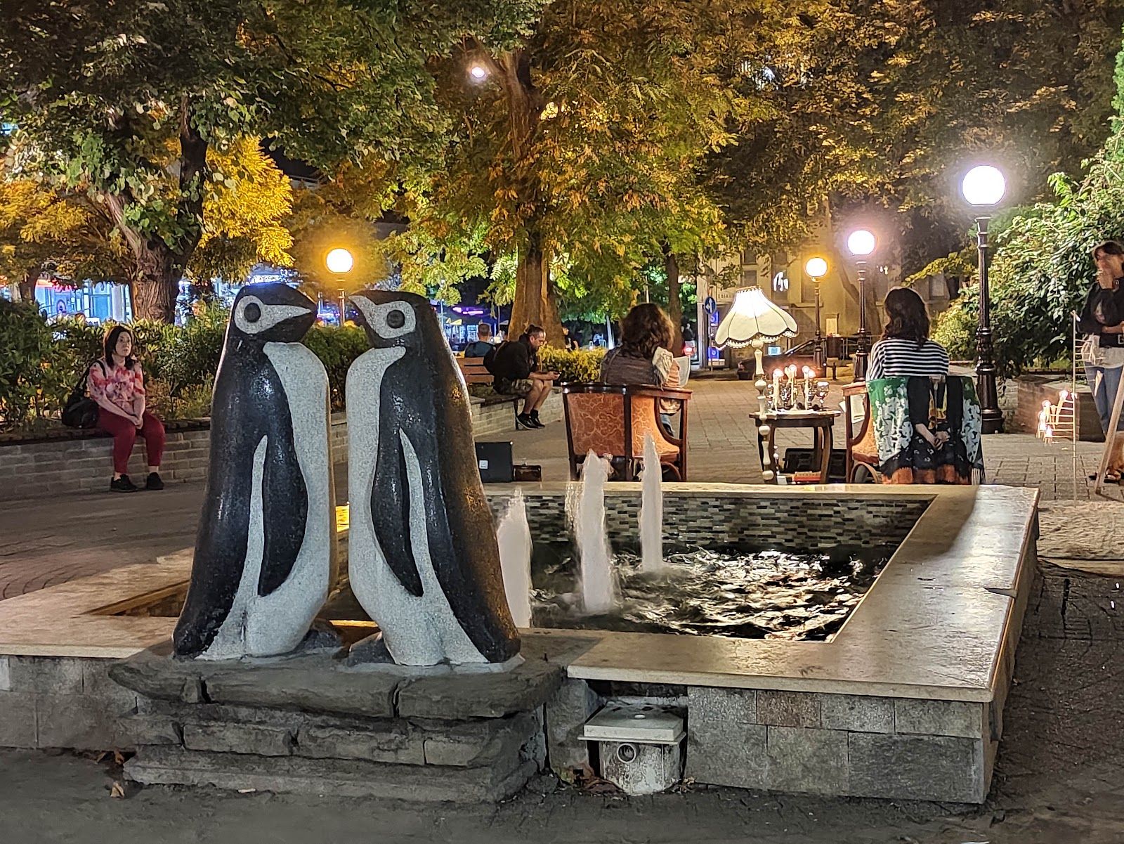 The Penguin Fountain