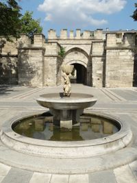"Boy with a Fish" Drinking Fountain