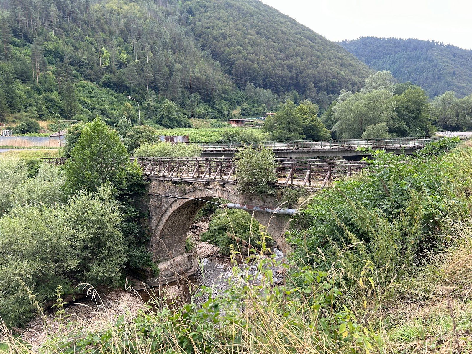 Old Arched Stone Bridge