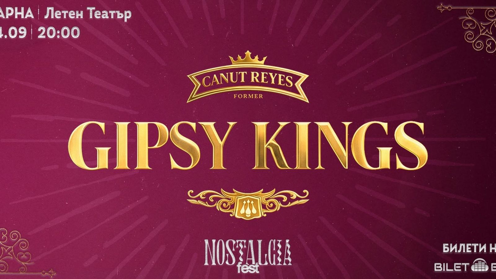 GIPSY KINGS BY CANUT REYES Live @ Летен Театър, Варна
