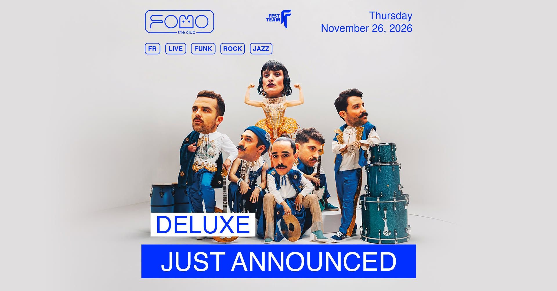 DELUXE @ club FOMO | 26.11.2026