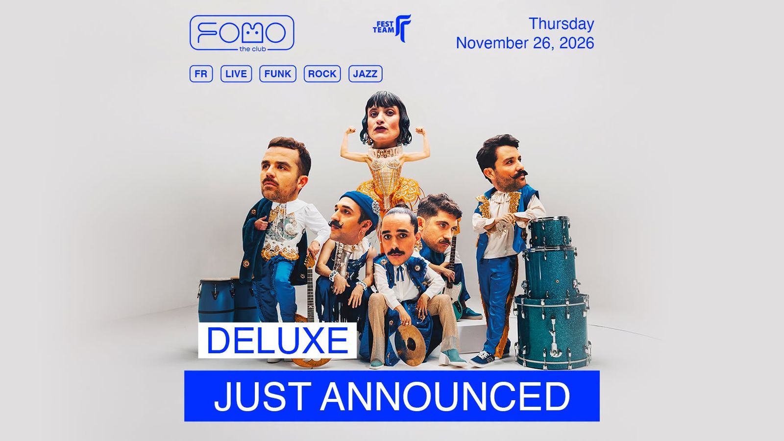 DELUXE @ club FOMO | 26.11.2026