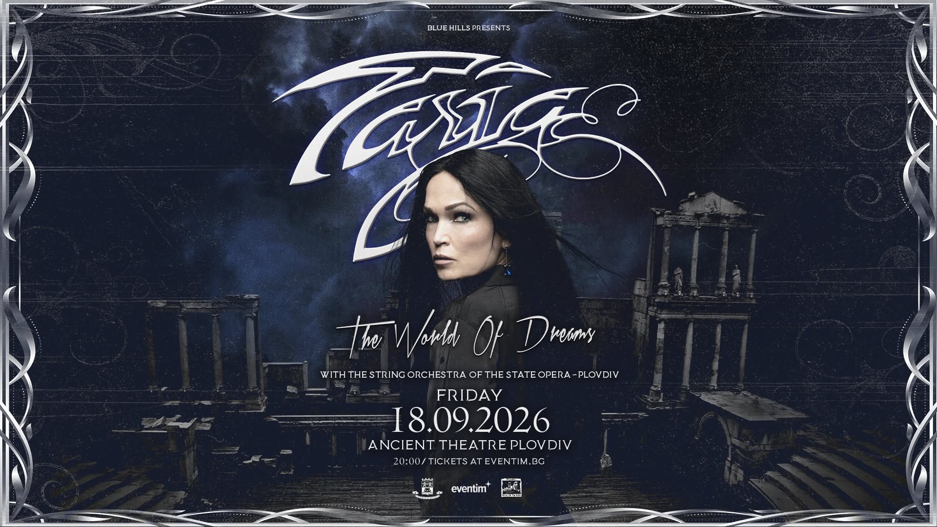Tarja Turunen | The World of Dreams with Orchestra | 18 September 2026 | Ancient Theatre - Plovdiv