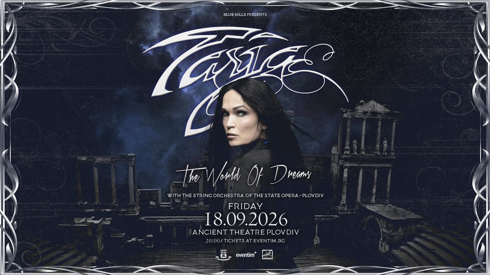 Tarja Turunen | The World of Dreams with Orchestra | 18 September 2026 | Ancient Theatre - Plovdiv