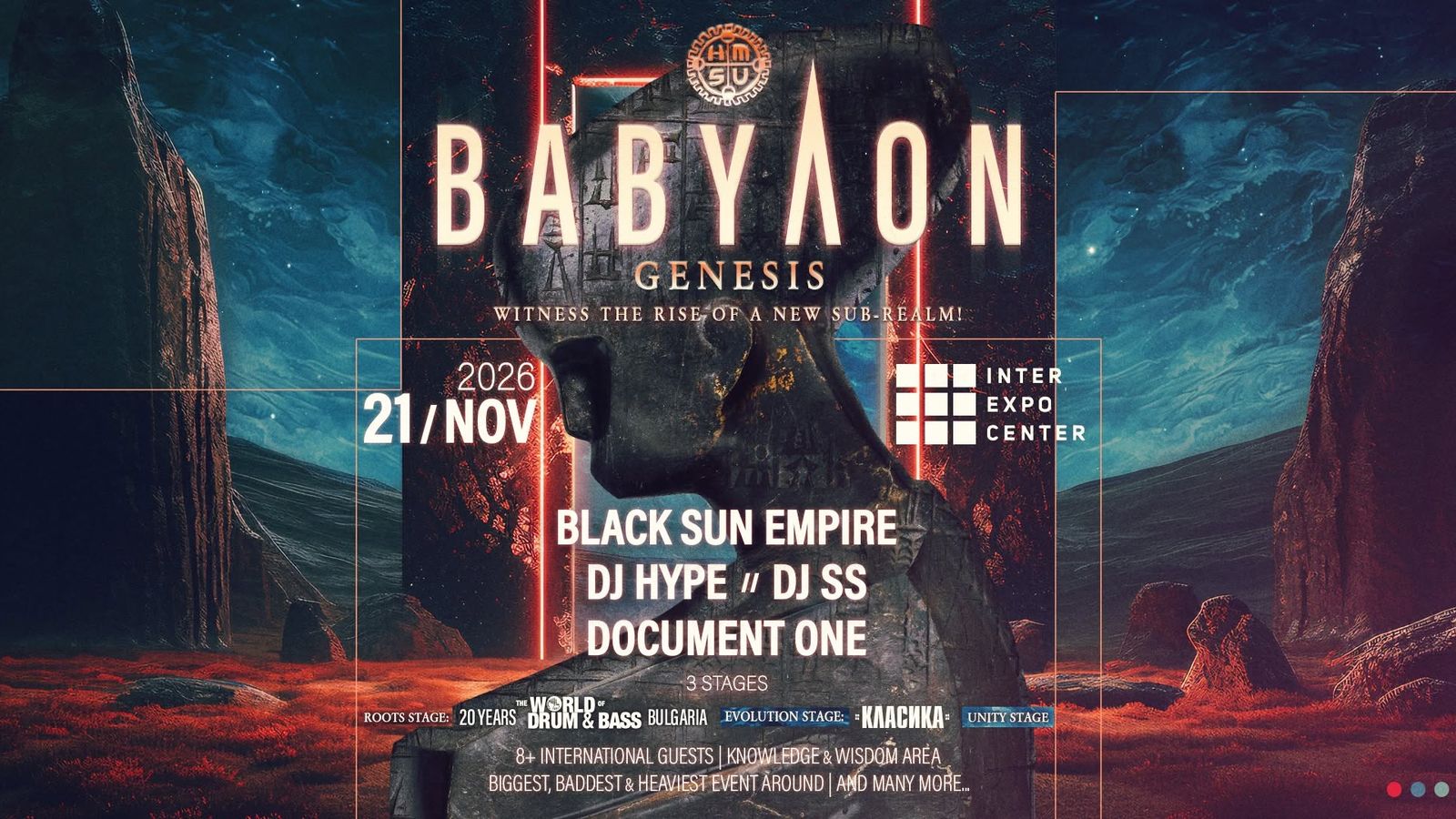 BABYLON • Genesis | 21.11.2026 | Inter Expo Center, Sofia