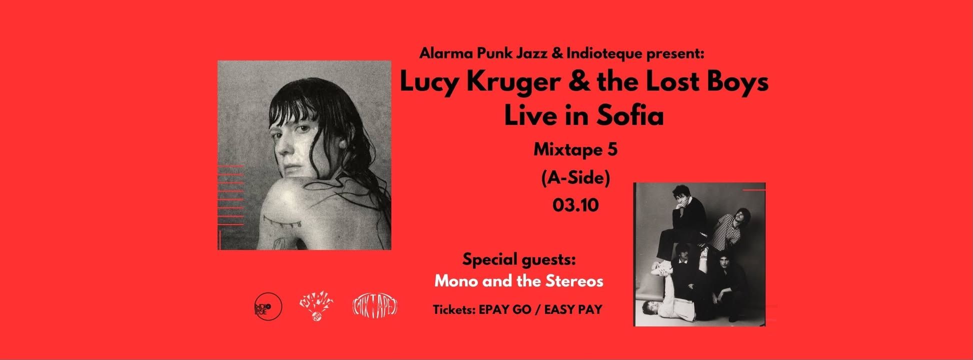 Lucy Kruger & the Lost Boys :: Mono and the Stereos  :: Live @ club Mixtape 5
