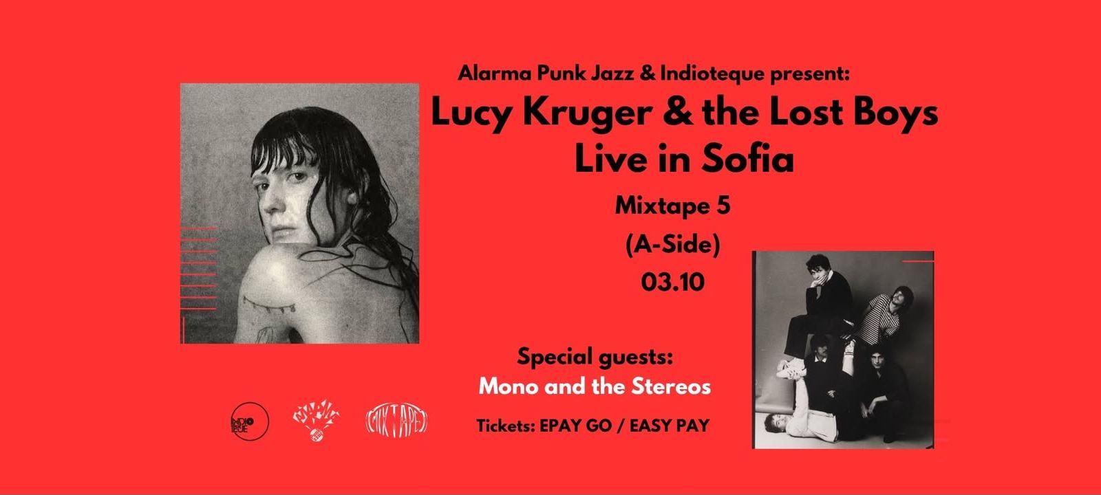 Lucy Kruger & the Lost Boys :: Mono and the Stereos :: Live @ club Mixtape 5